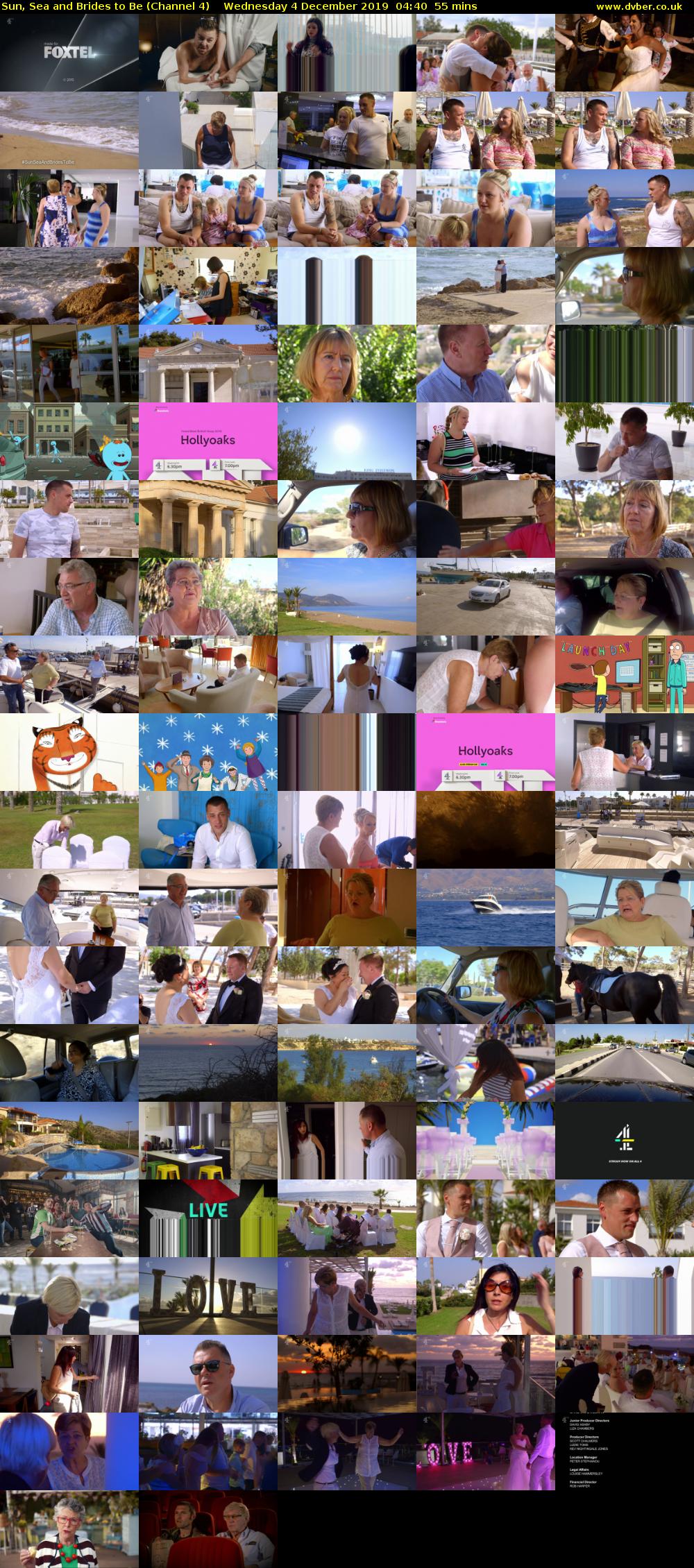 Sun, Sea and Brides to Be (Channel 4) Wednesday 4 December 2019 04:40 - 05:35