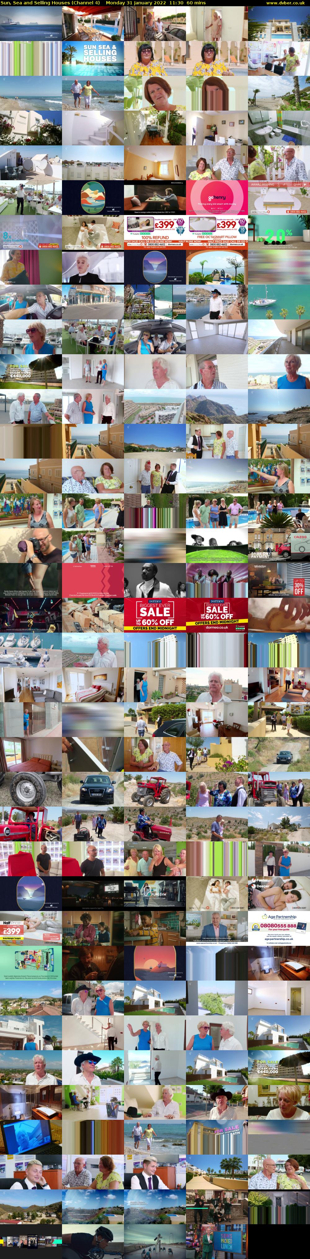 Sun, Sea and Selling Houses (Channel 4) Monday 31 January 2022 11:30 - 12:30