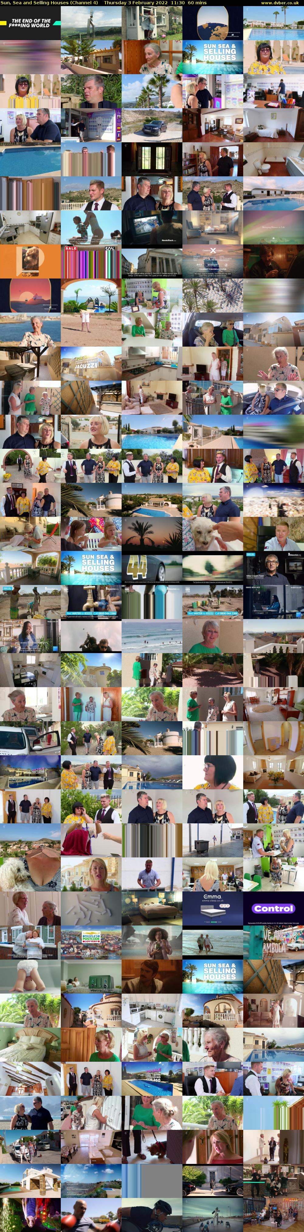 Sun, Sea and Selling Houses (Channel 4) Thursday 3 February 2022 11:30 - 12:30