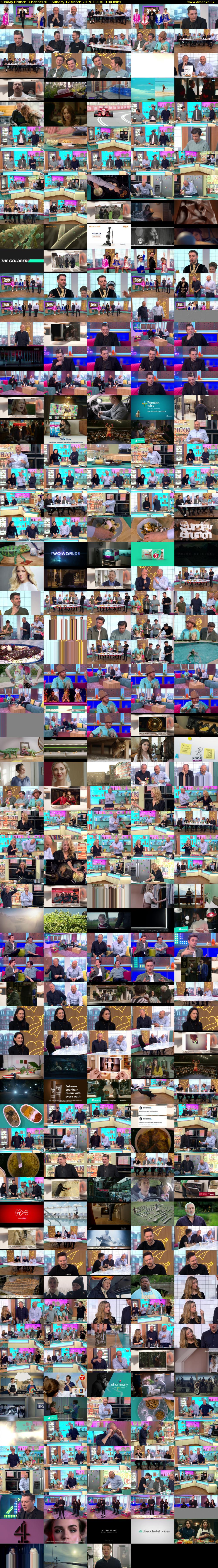 Sunday Brunch (Channel 4) Sunday 17 March 2019 09:30 - 12:30