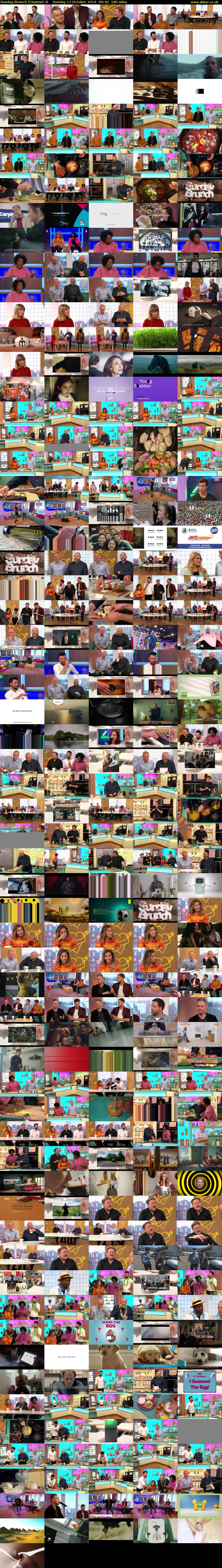 Sunday Brunch (Channel 4) Sunday 13 October 2019 09:30 - 12:30