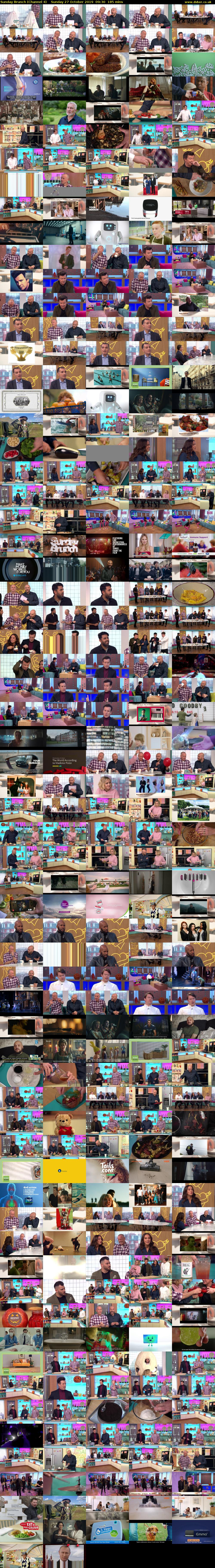 Sunday Brunch (Channel 4) Sunday 27 October 2019 09:30 - 12:35