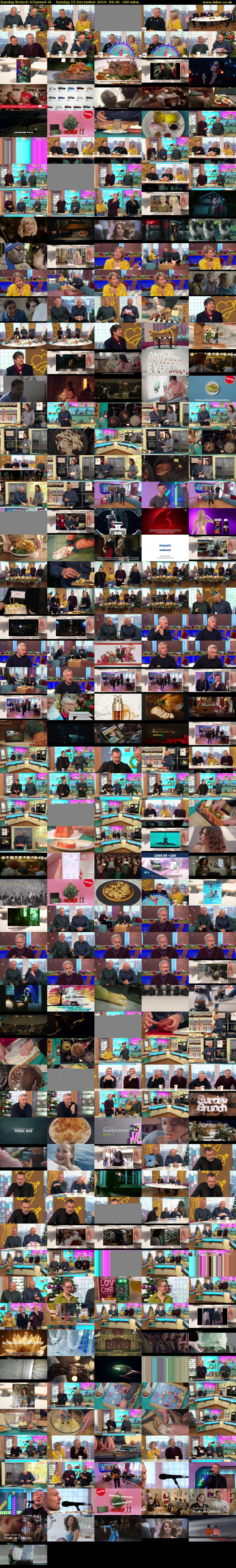 Sunday Brunch (Channel 4) Sunday 15 December 2019 09:30 - 12:30