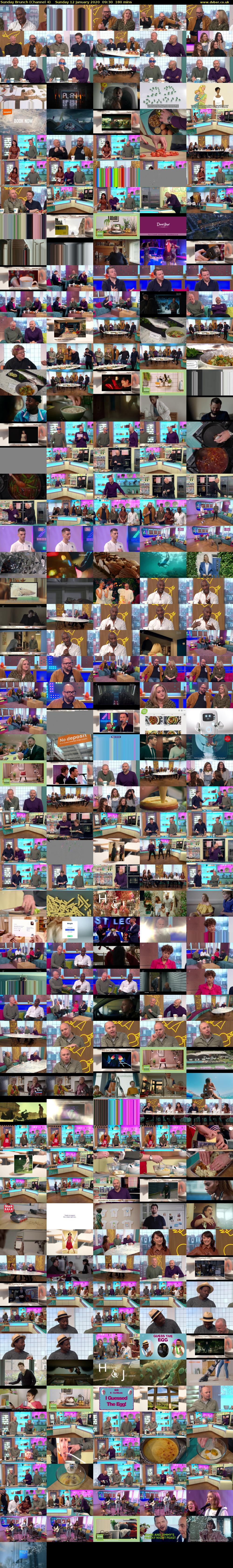 Sunday Brunch (Channel 4) Sunday 12 January 2020 09:30 - 12:30