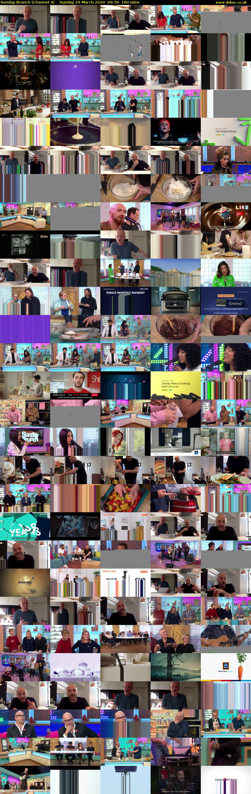 Sunday Brunch (Channel 4) Sunday 29 March 2020 09:30 - 12:30
