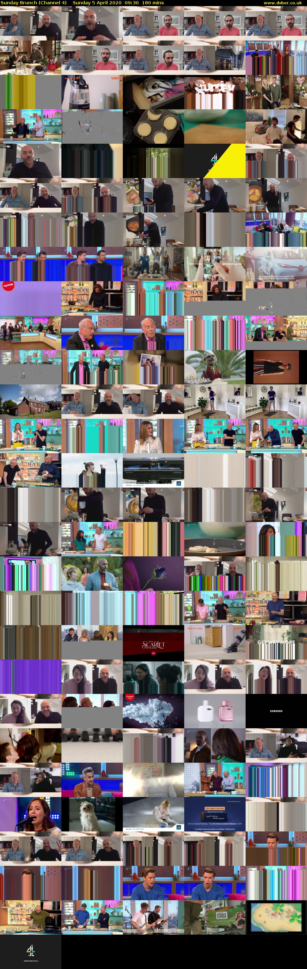 Sunday Brunch (Channel 4) Sunday 5 April 2020 09:30 - 12:30