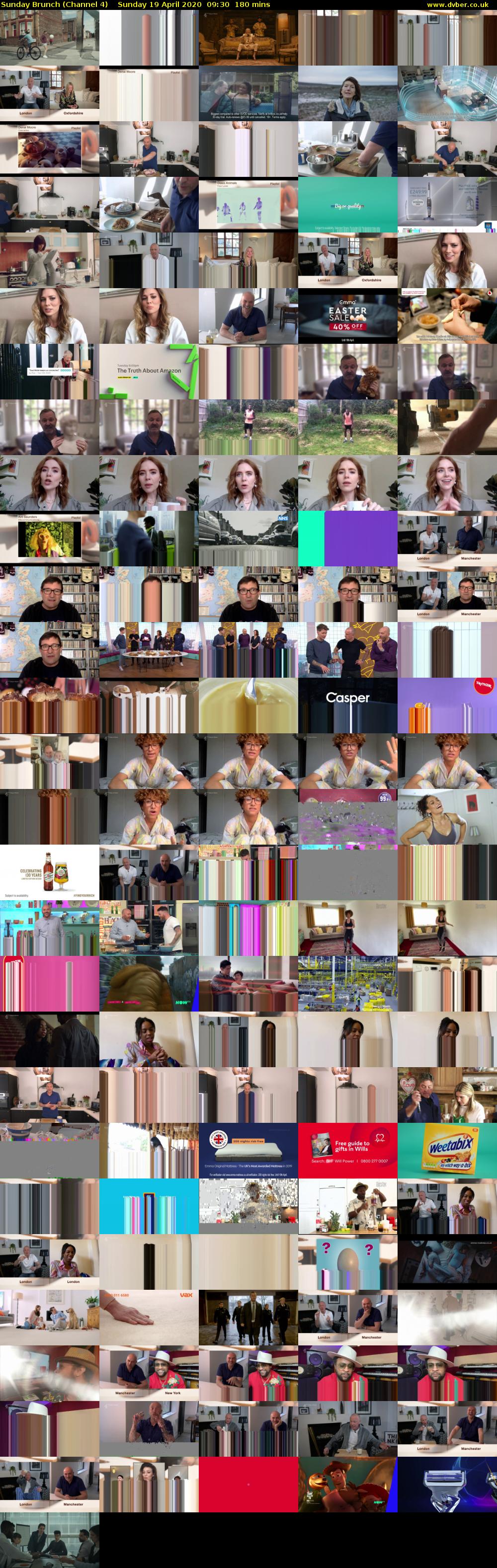 Sunday Brunch (Channel 4) Sunday 19 April 2020 09:30 - 12:30