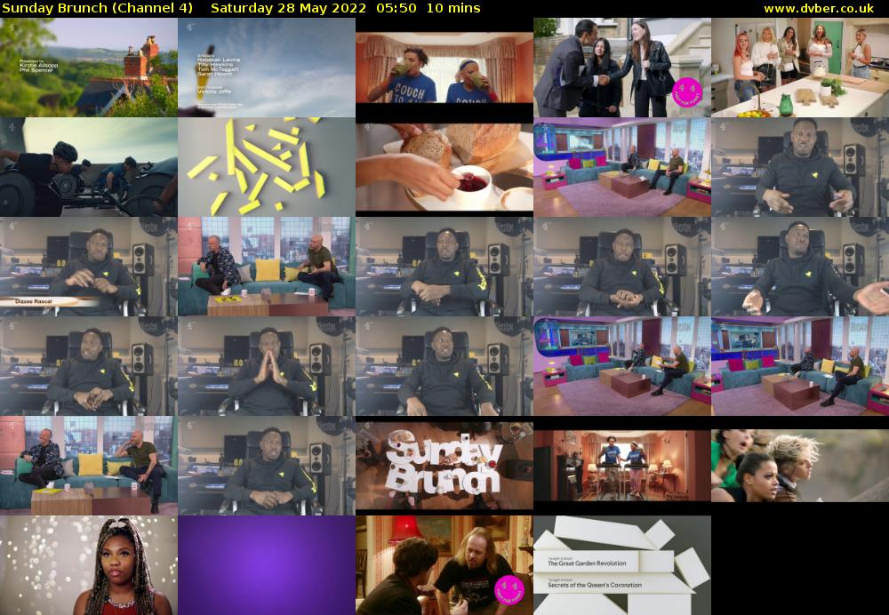 Sunday Brunch (Channel 4) Saturday 28 May 2022 05:50 - 06:00