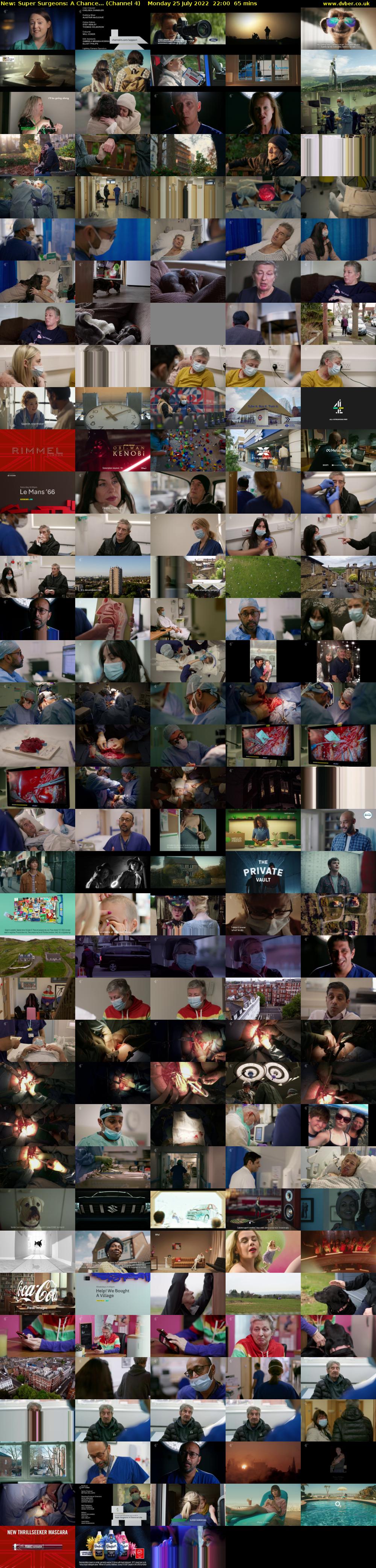 Super Surgeons: A Chance... (Channel 4) Monday 25 July 2022 22:00 - 23:05