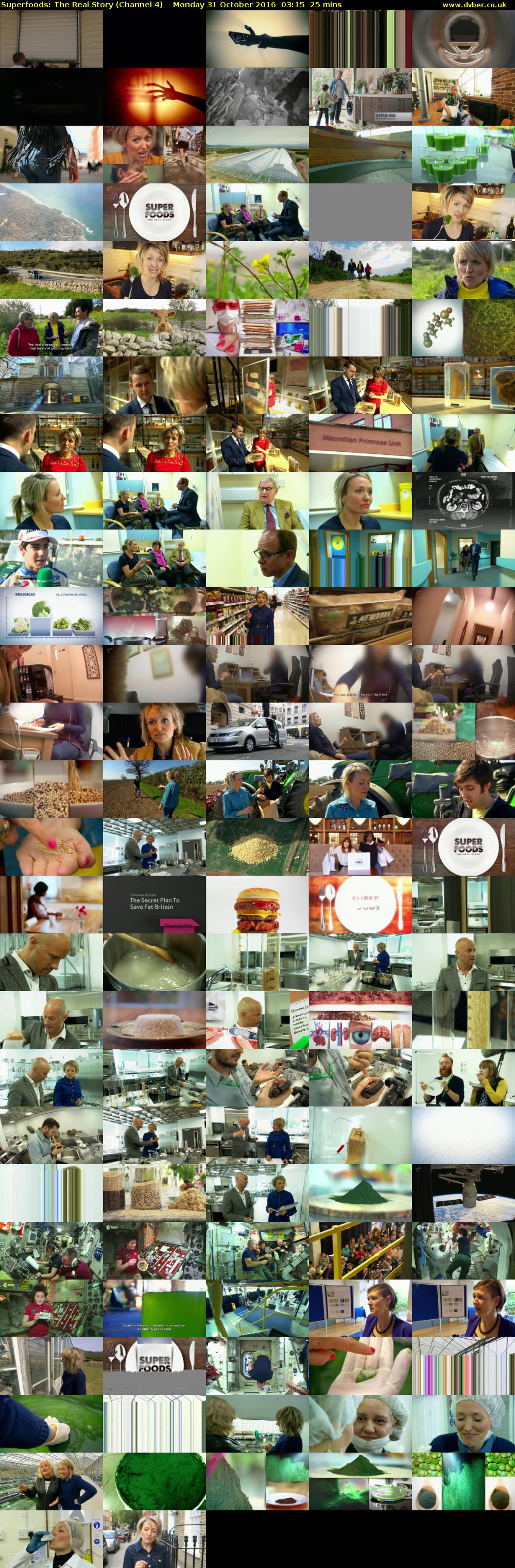 Superfoods: The Real Story (Channel 4) Monday 31 October 2016 03:15 - 03:40