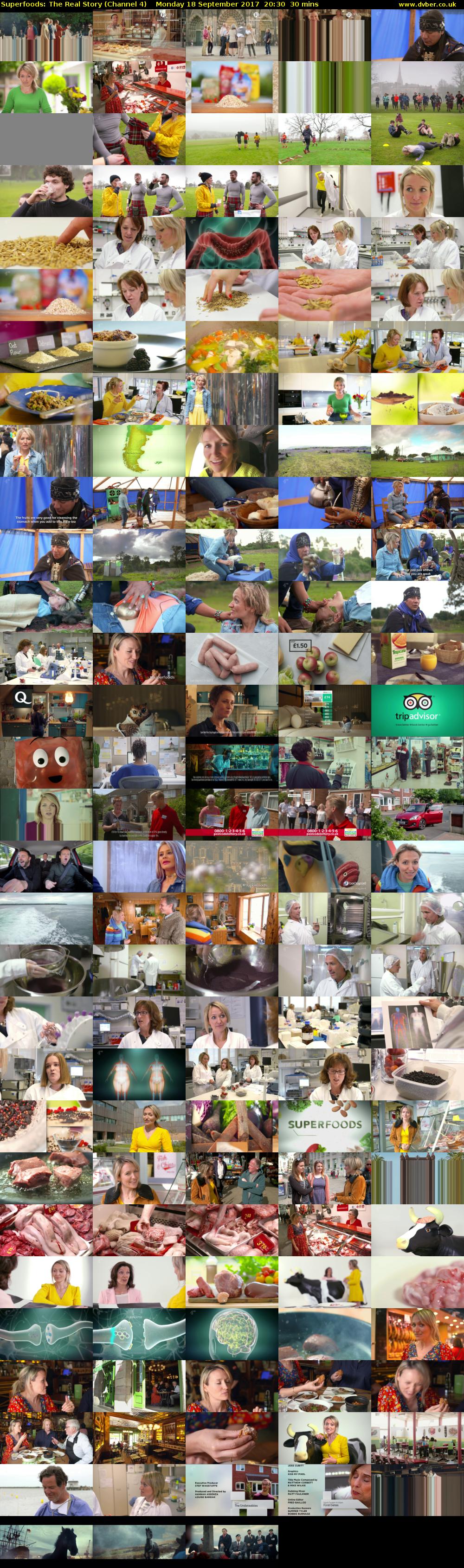 Superfoods: The Real Story (Channel 4) Monday 18 September 2017 20:30 - 21:00
