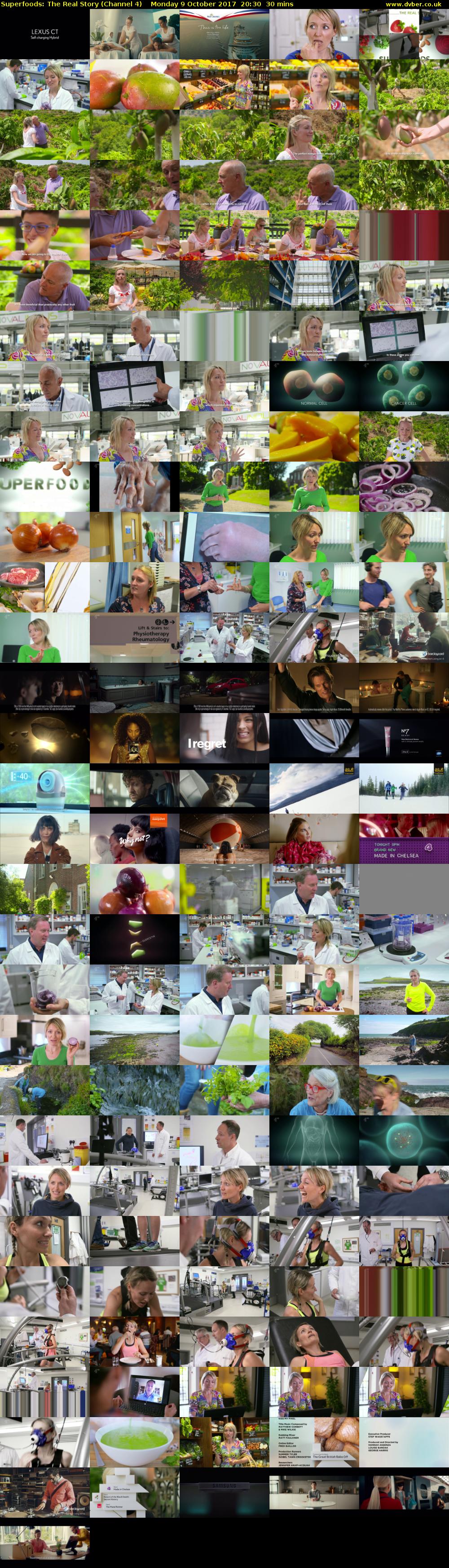 Superfoods: The Real Story (Channel 4) Monday 9 October 2017 20:30 - 21:00