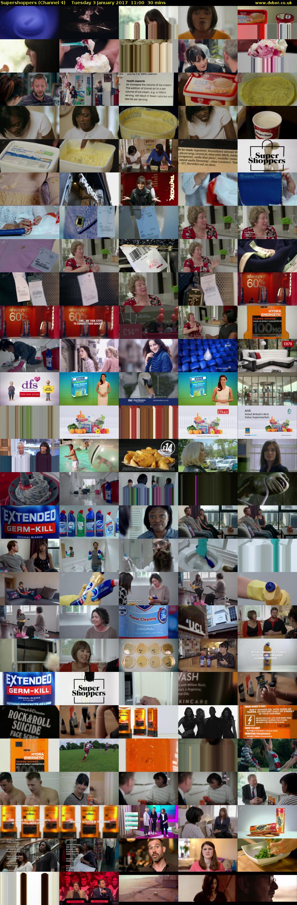 Supershoppers (Channel 4) Tuesday 3 January 2017 11:00 - 11:30