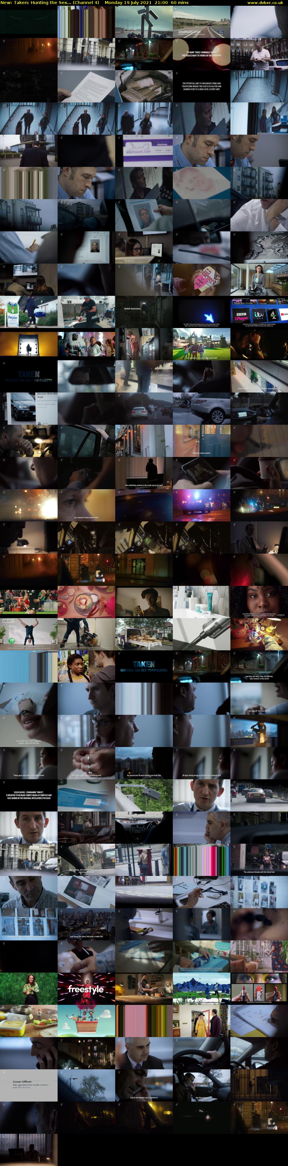 Taken: Hunting the Sex... (Channel 4) Monday 19 July 2021 21:00 - 22:00