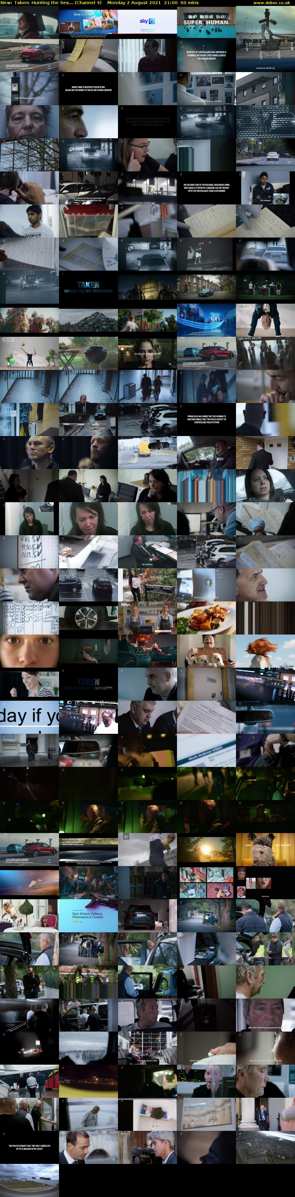 Taken: Hunting the Sex... (Channel 4) Monday 2 August 2021 21:00 - 22:00
