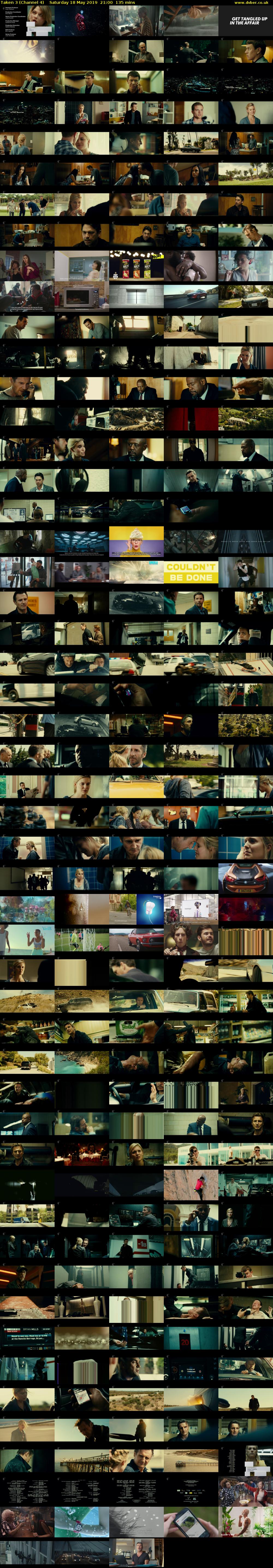 Taken 3 (Channel 4) Saturday 18 May 2019 21:00 - 23:15