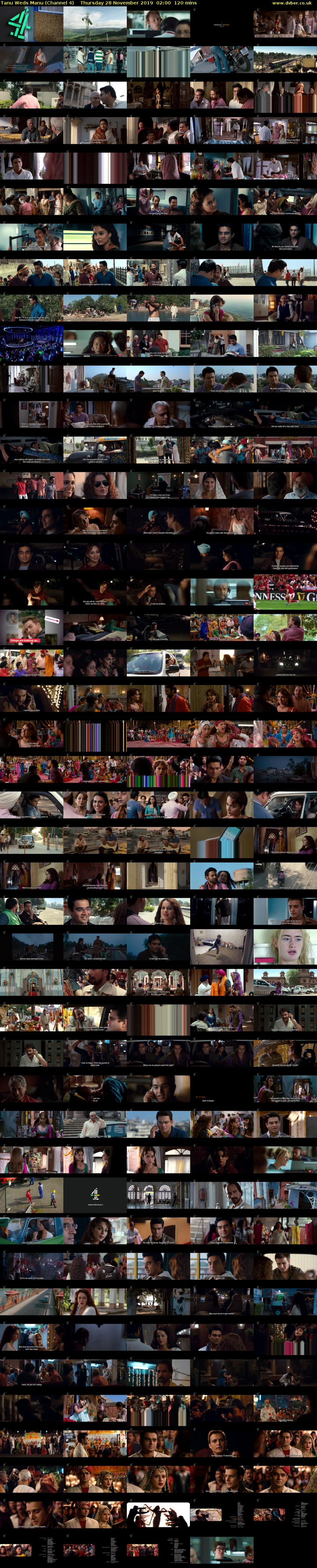Tanu Weds Manu (Channel 4) Thursday 28 November 2019 02:00 - 04:00