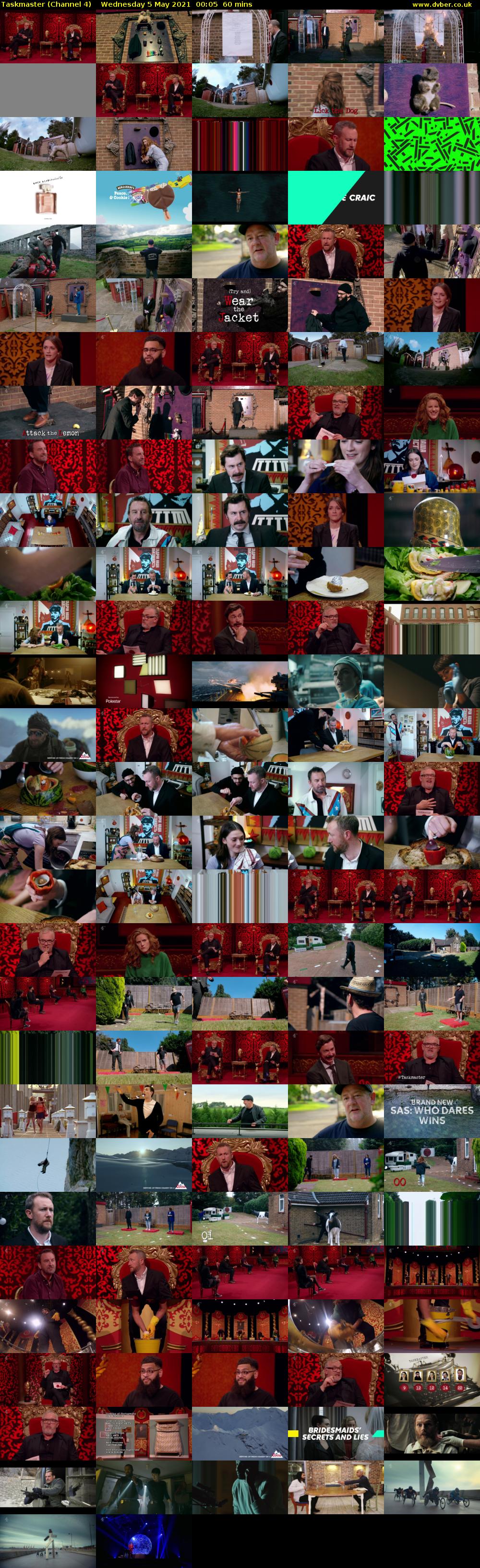 Taskmaster (Channel 4) Wednesday 5 May 2021 00:05 - 01:05