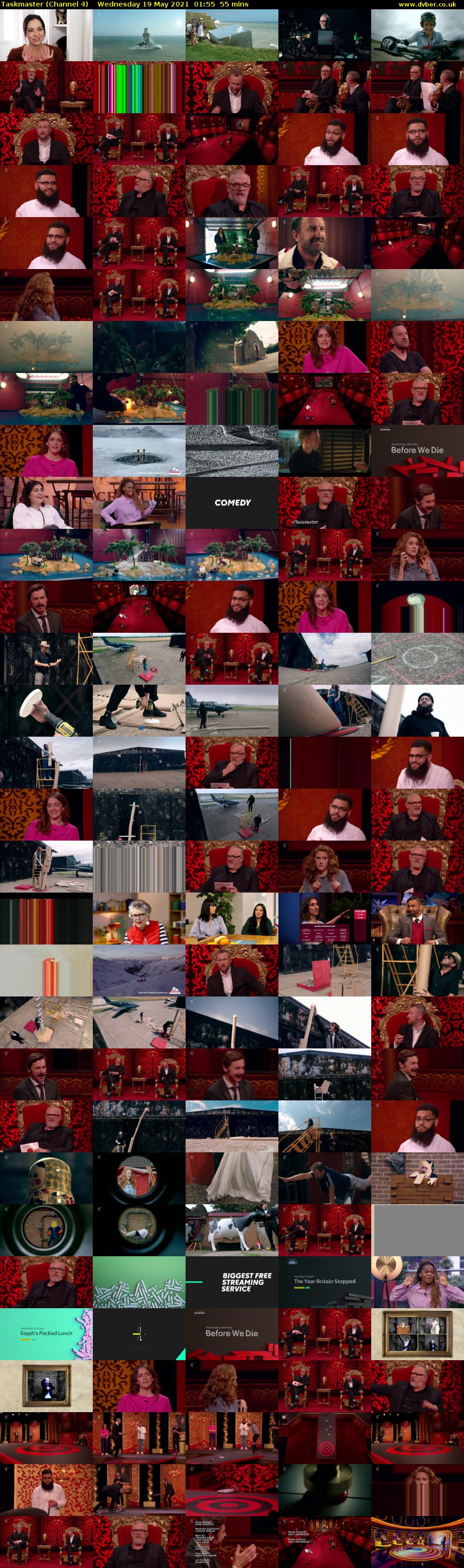 Taskmaster (Channel 4) Wednesday 19 May 2021 01:55 - 02:50