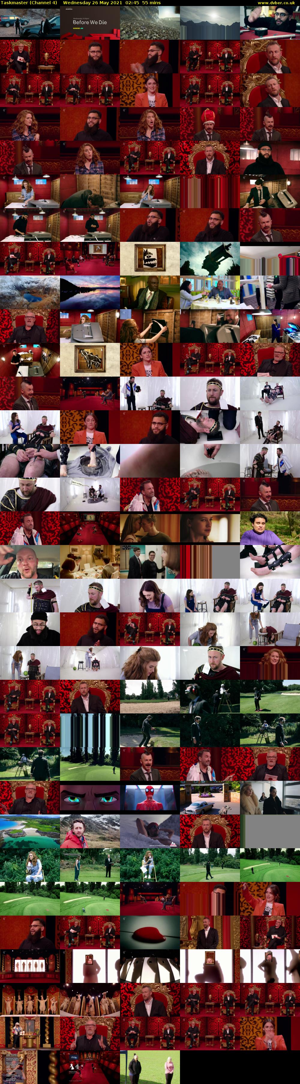 Taskmaster (Channel 4) Wednesday 26 May 2021 02:45 - 03:40