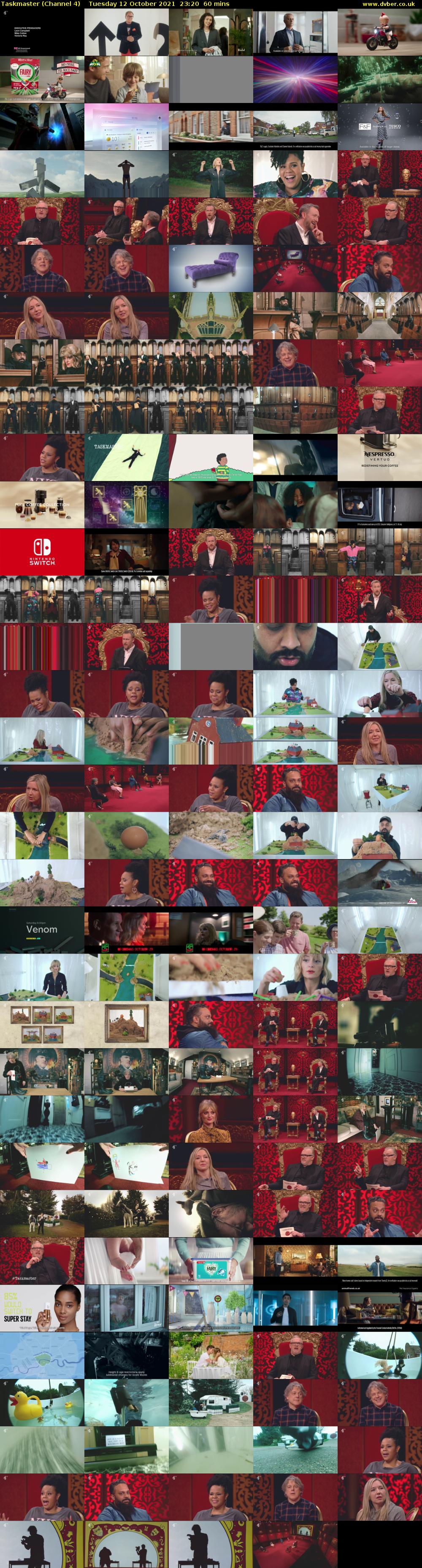 Taskmaster (Channel 4) Tuesday 12 October 2021 23:20 - 00:20
