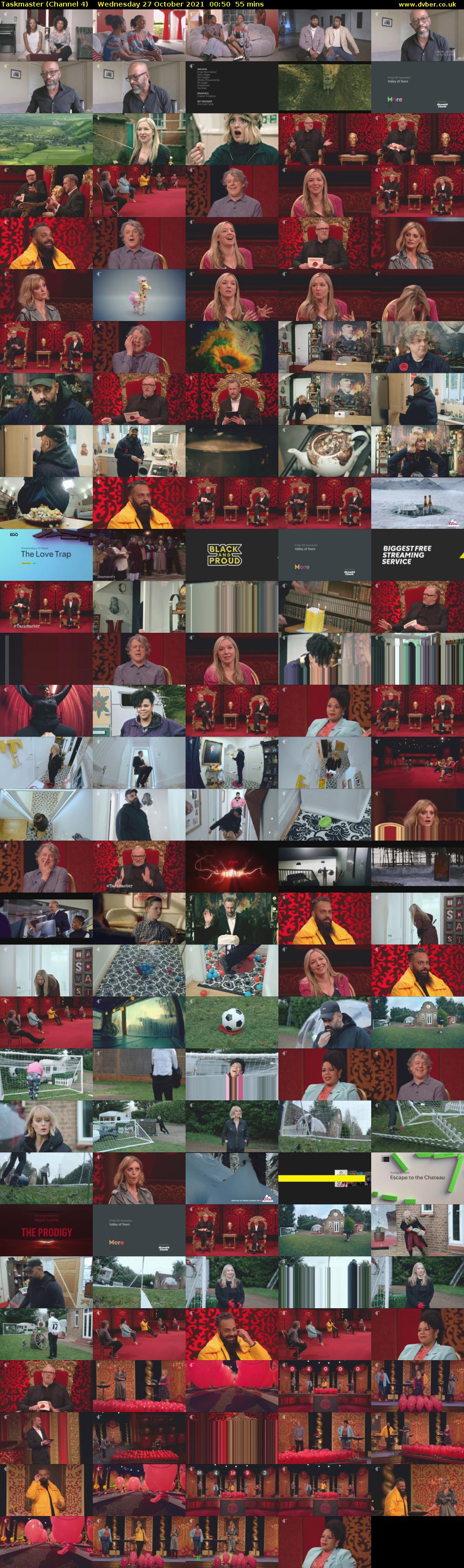 Taskmaster (Channel 4) Wednesday 27 October 2021 00:50 - 01:45