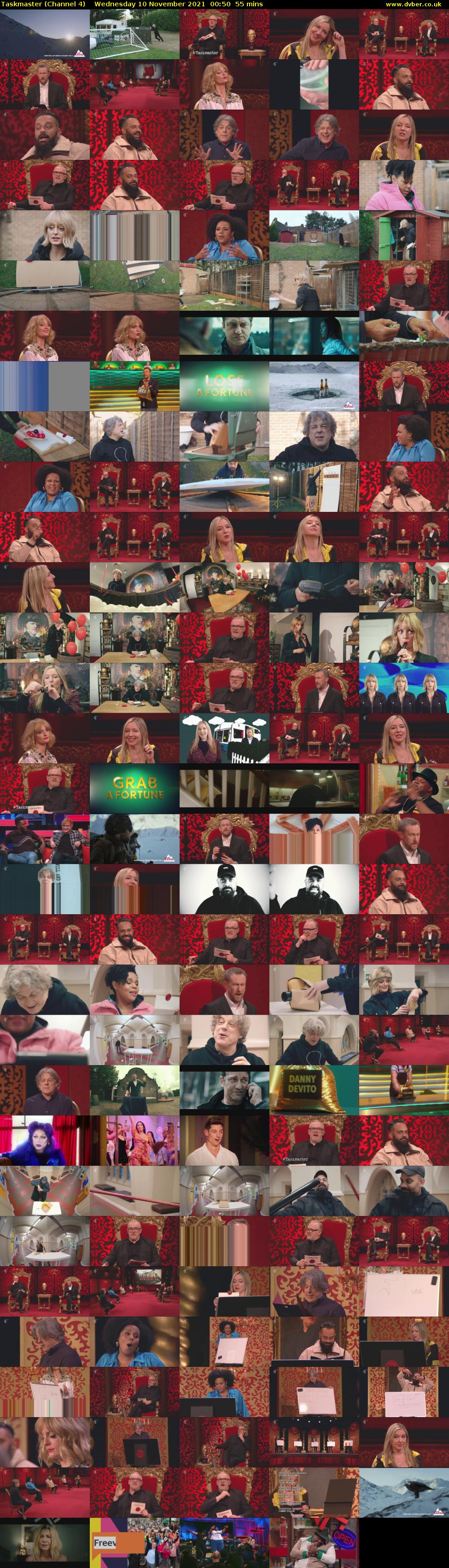 Taskmaster (Channel 4) Wednesday 10 November 2021 00:50 - 01:45