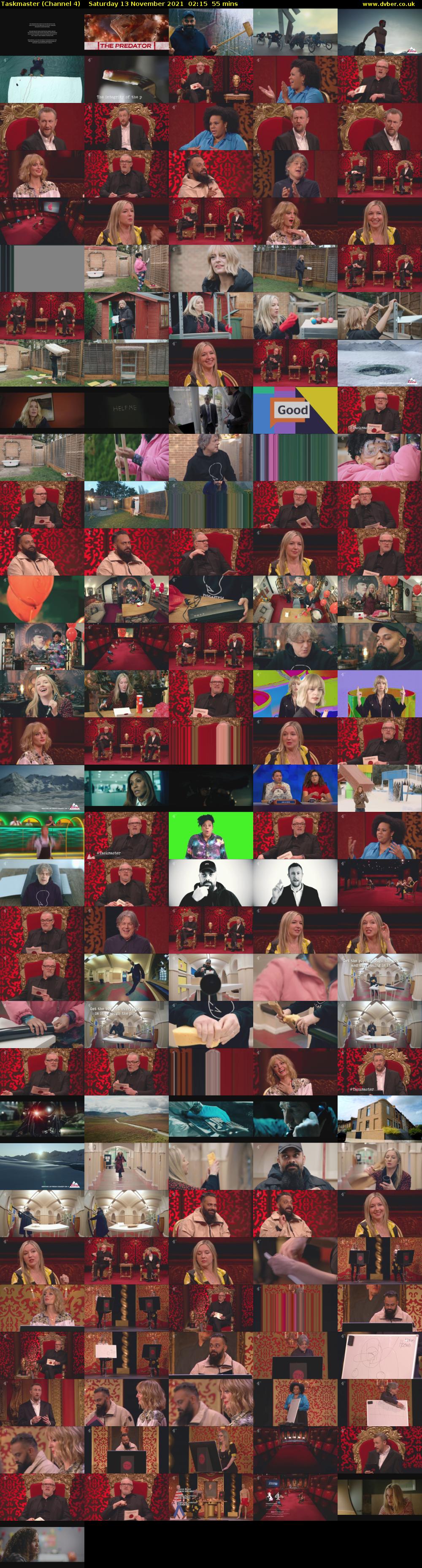 Taskmaster (Channel 4) Saturday 13 November 2021 02:15 - 03:10