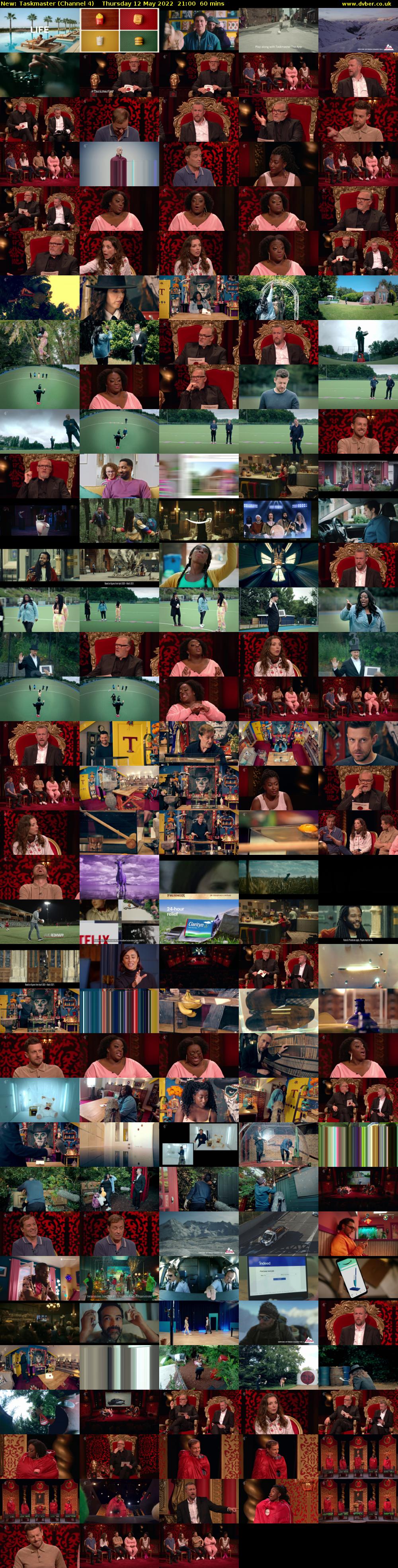 Taskmaster (Channel 4) Thursday 12 May 2022 21:00 - 22:00