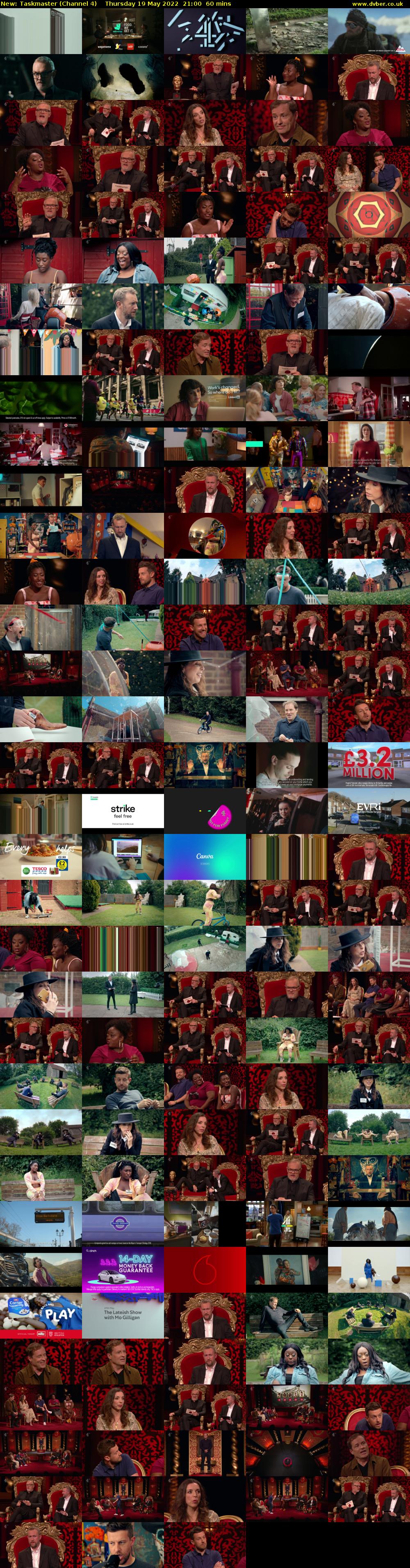 Taskmaster (Channel 4) Thursday 19 May 2022 21:00 - 22:00