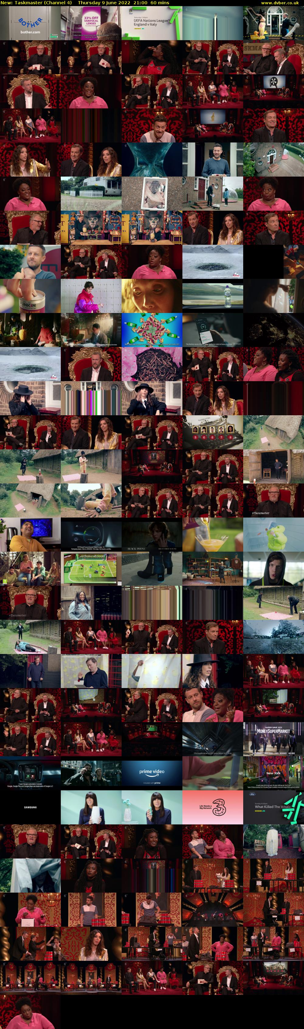 Taskmaster (Channel 4) Thursday 9 June 2022 21:00 - 22:00