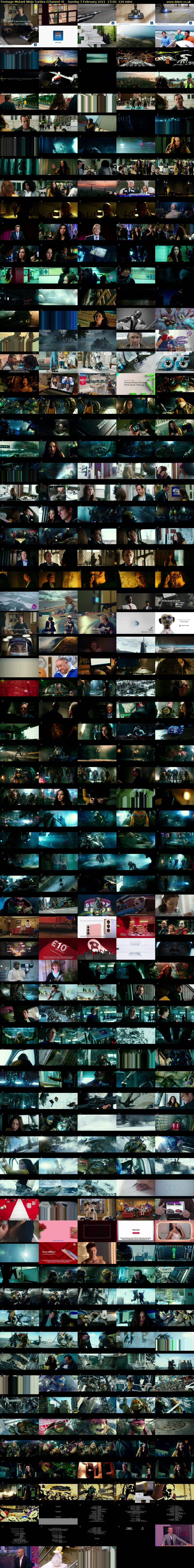 Teenage Mutant Ninja Turtles (Channel 4) Sunday 7 February 2021 17:00 - 19:00