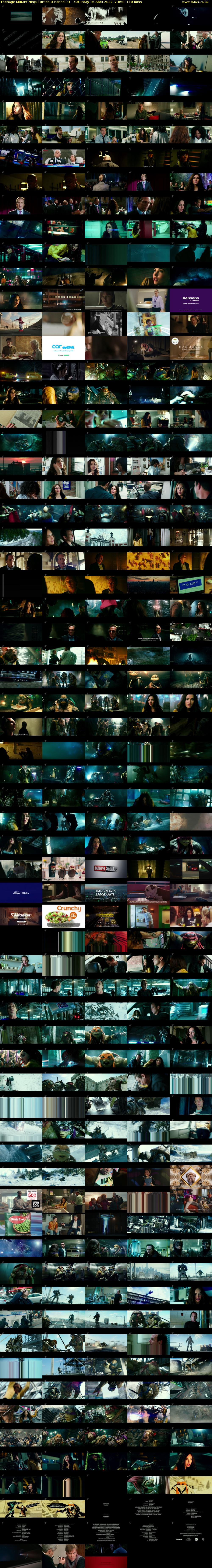 Teenage Mutant Ninja Turtles (Channel 4) Saturday 16 April 2022 23:50 - 01:40
