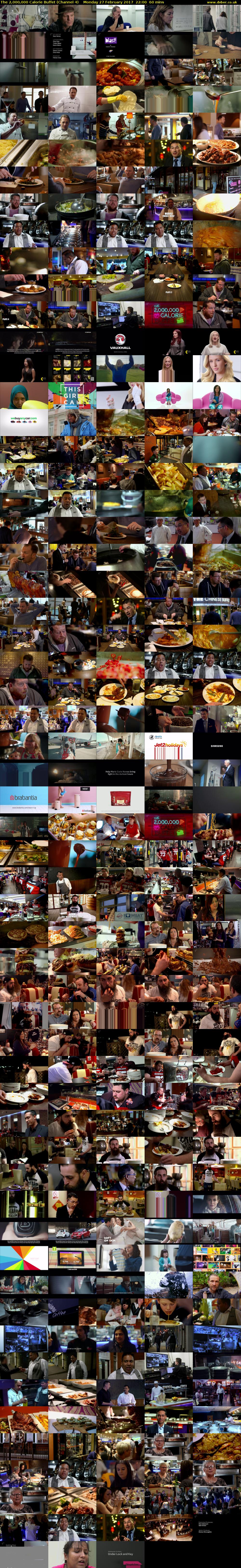 The 2,000,000 Calorie Buffet (Channel 4) Monday 27 February 2017 22:00 - 23:00