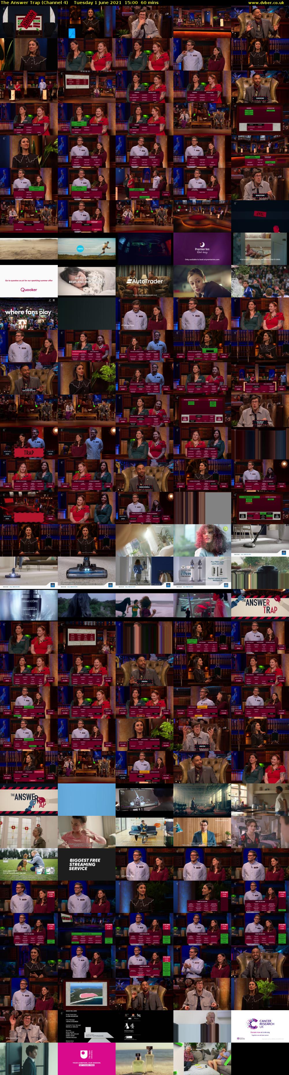 The Answer Trap (Channel 4) Tuesday 1 June 2021 15:00 - 16:00