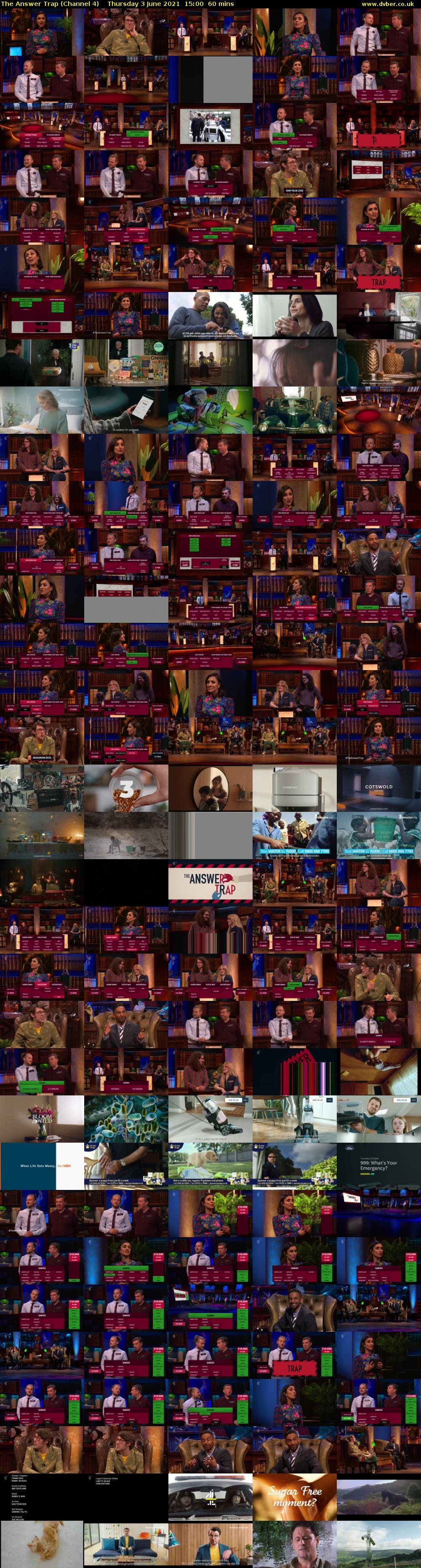 The Answer Trap (Channel 4) Thursday 3 June 2021 15:00 - 16:00