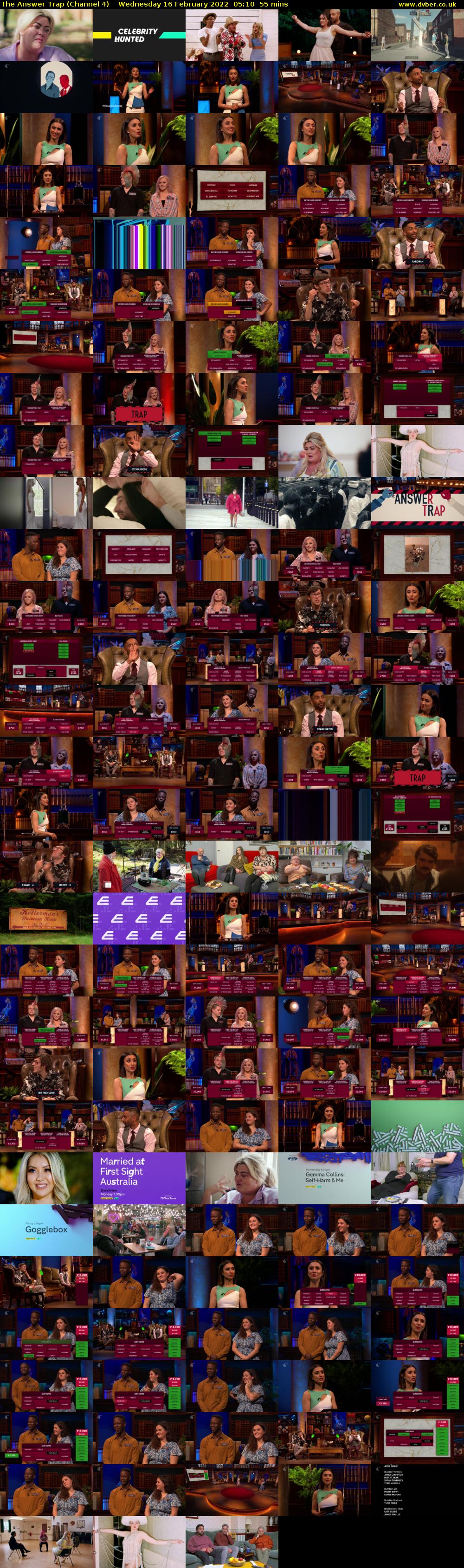 The Answer Trap (Channel 4) Wednesday 16 February 2022 05:10 - 06:05