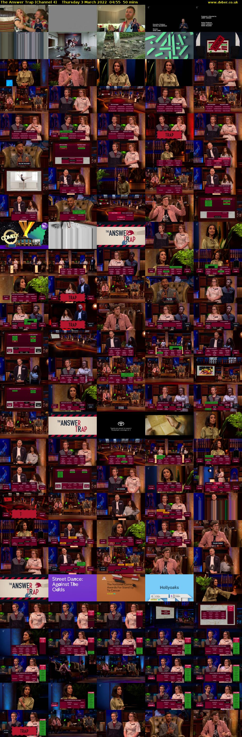 The Answer Trap (Channel 4) Thursday 3 March 2022 04:55 - 05:45