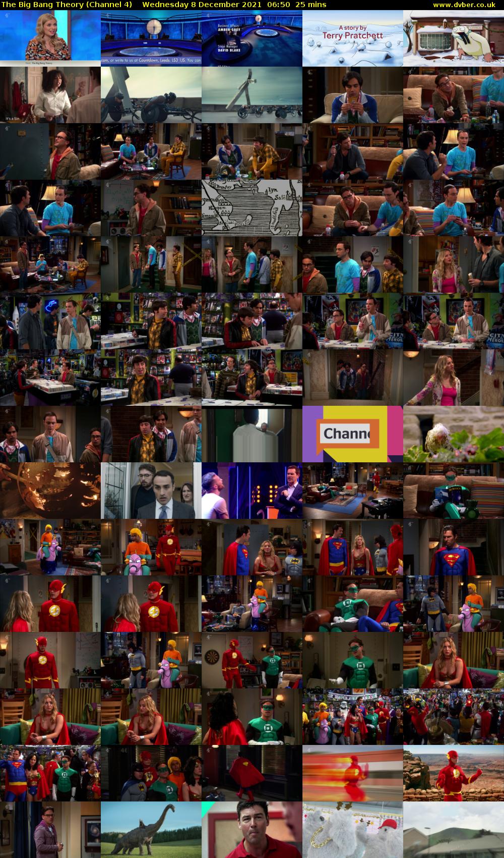 The Big Bang Theory (Channel 4) Wednesday 8 December 2021 06:50 - 07:15