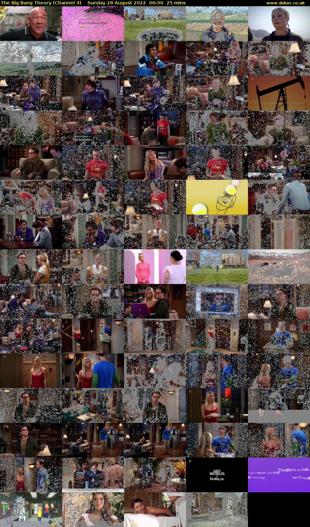 The Big Bang Theory (Channel 4) Sunday 28 August 2022 06:00 - 06:25