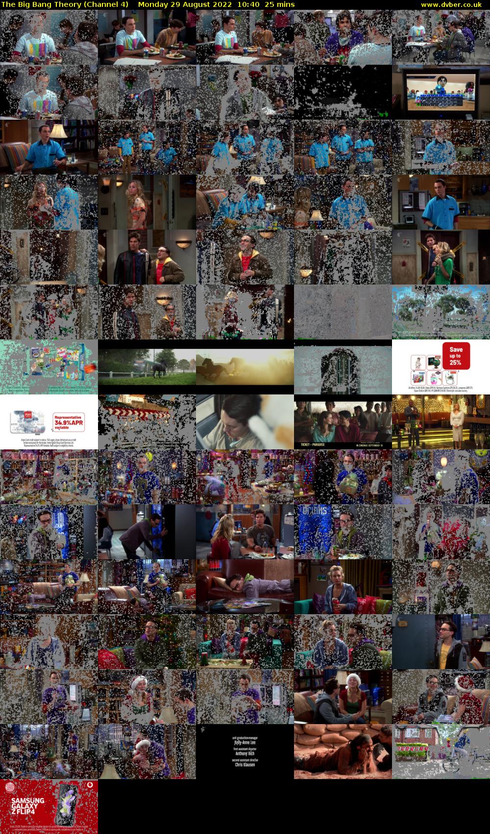 The Big Bang Theory (Channel 4) Monday 29 August 2022 10:40 - 11:05