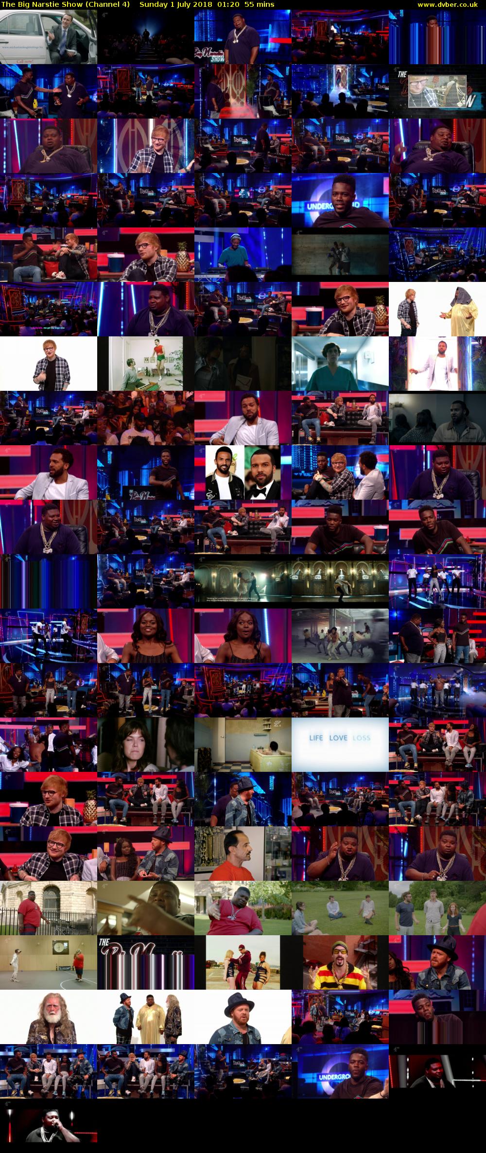The Big Narstie Show (Channel 4) Sunday 1 July 2018 01:20 - 02:15
