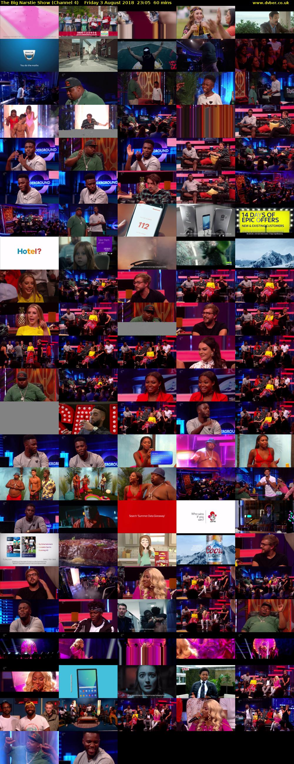 The Big Narstie Show (Channel 4) Friday 3 August 2018 23:05 - 00:05