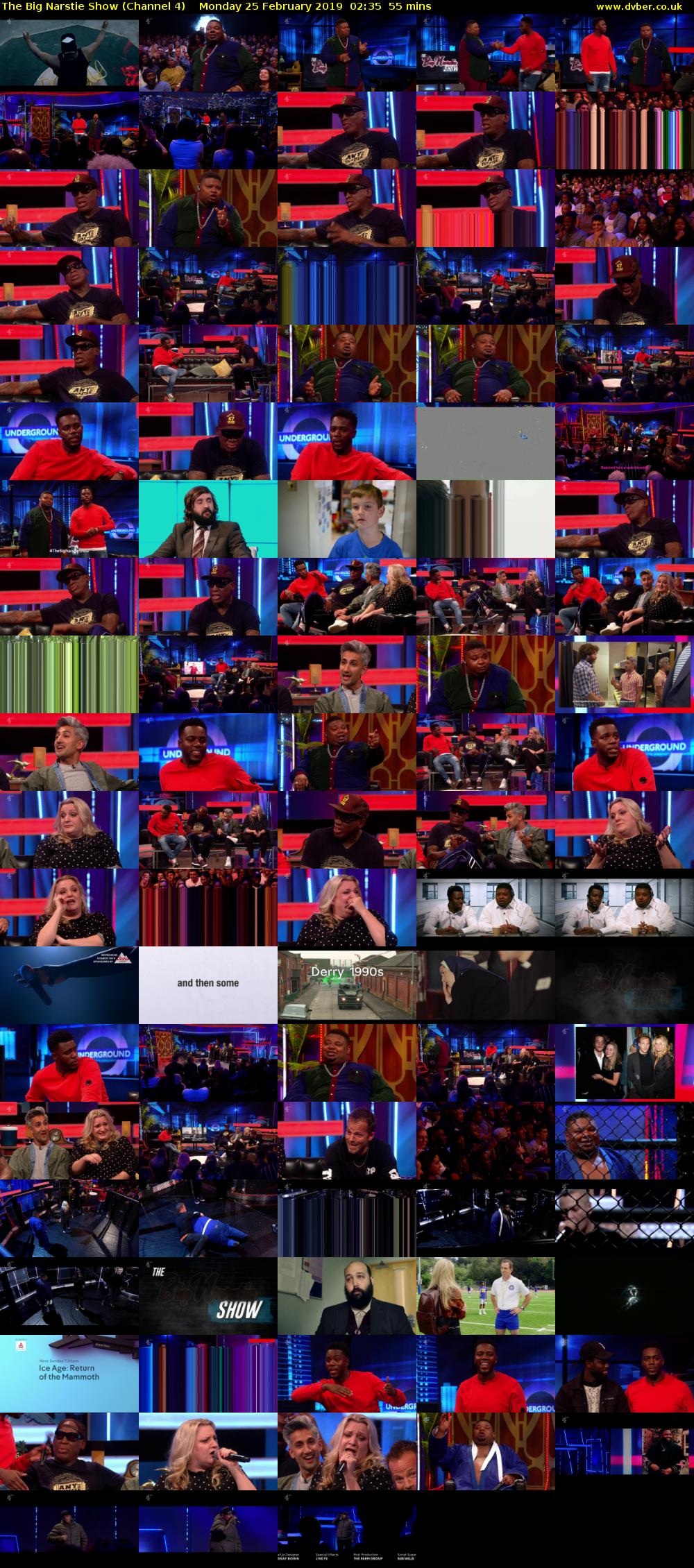 The Big Narstie Show (Channel 4) Monday 25 February 2019 02:35 - 03:30