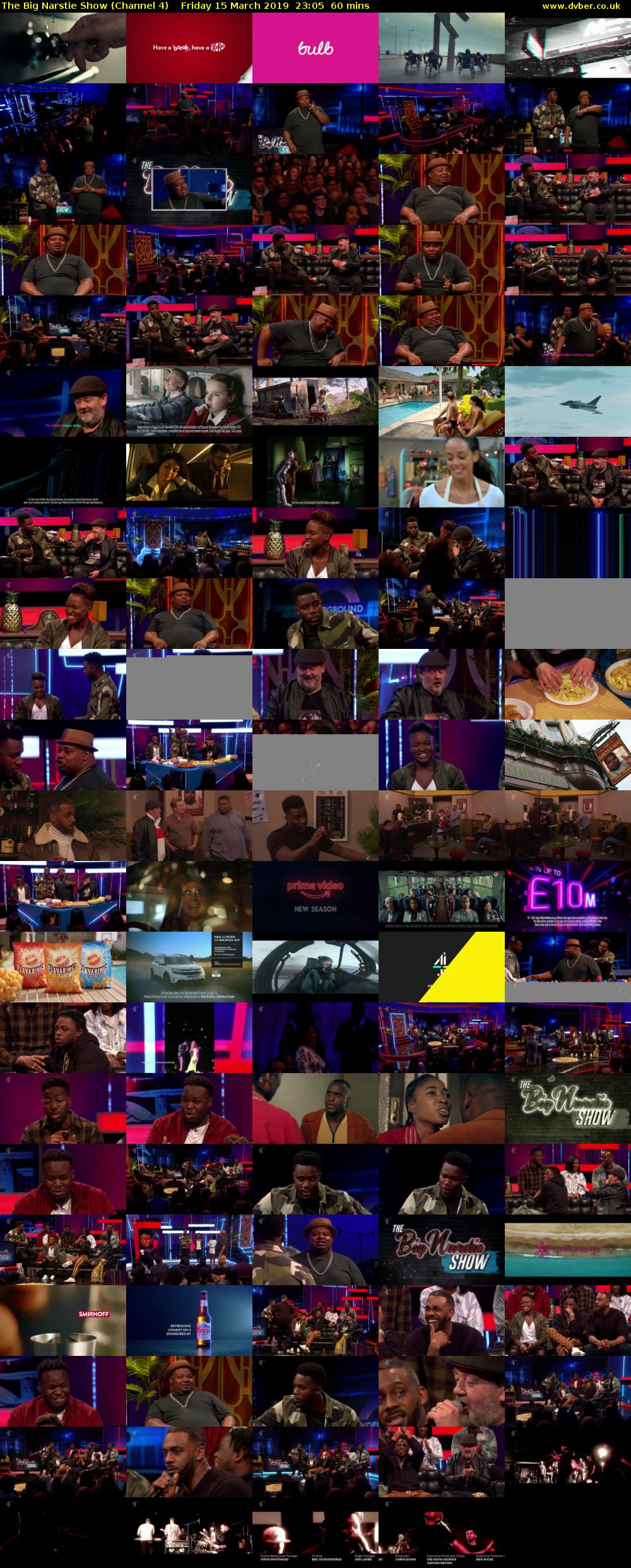 The Big Narstie Show (Channel 4) Friday 15 March 2019 23:05 - 00:05