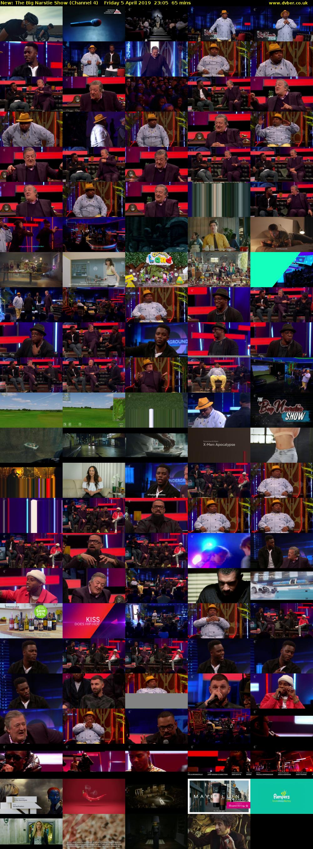 The Big Narstie Show (Channel 4) Friday 5 April 2019 23:05 - 00:10