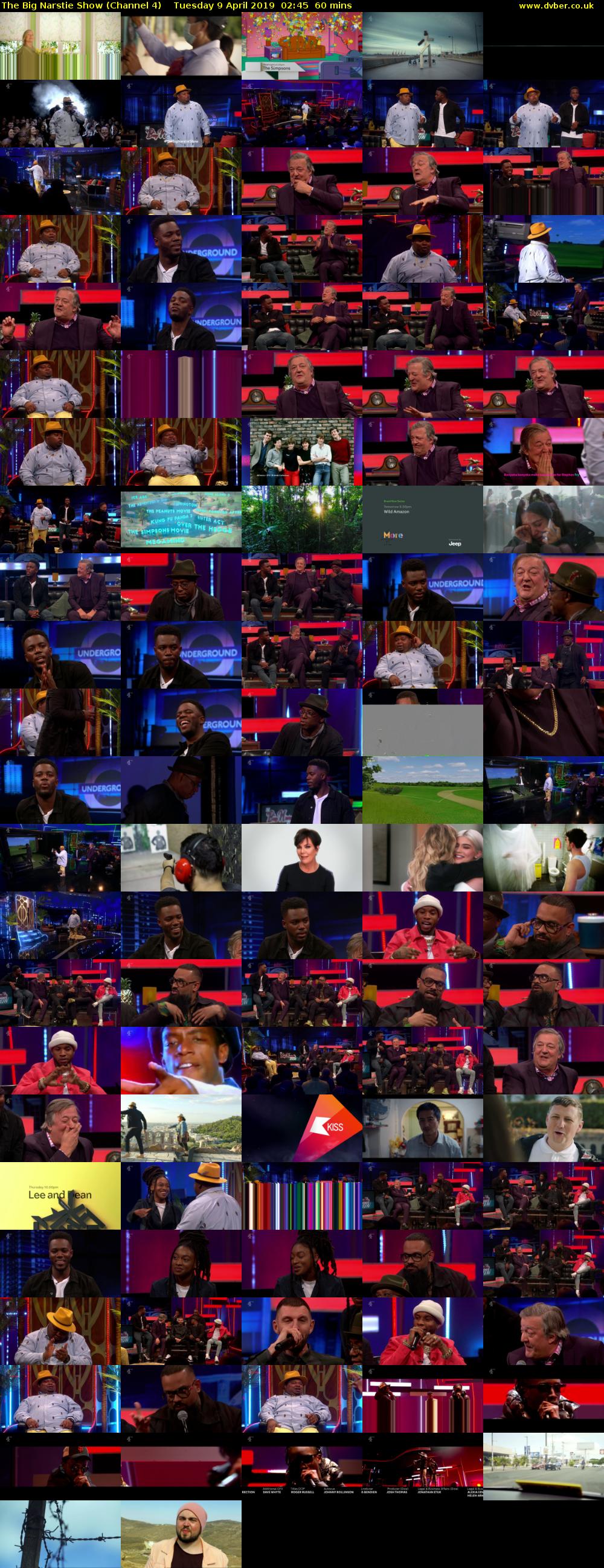 The Big Narstie Show (Channel 4) Tuesday 9 April 2019 02:45 - 03:45