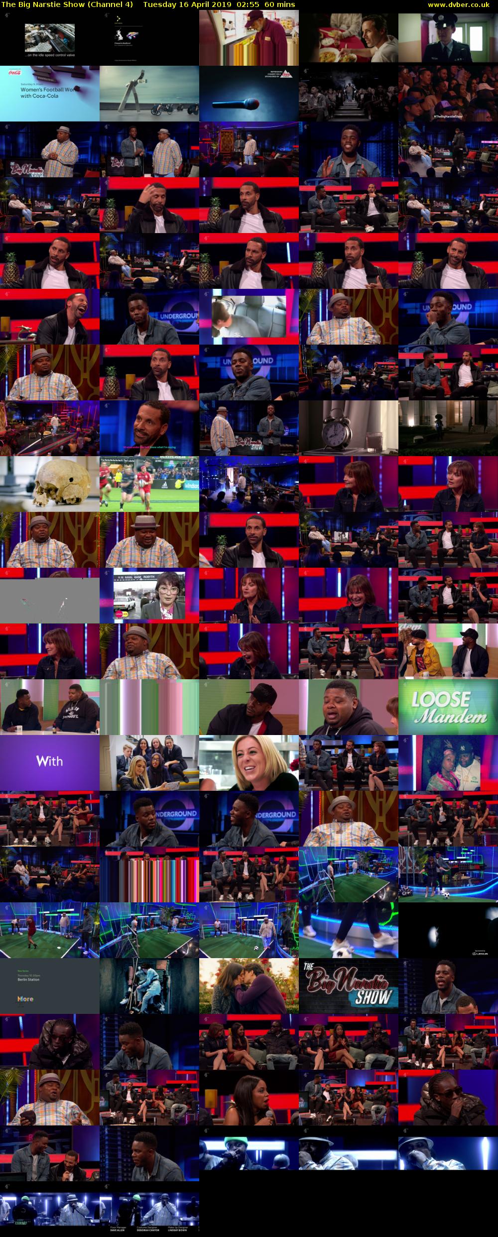 The Big Narstie Show (Channel 4) Tuesday 16 April 2019 02:55 - 03:55