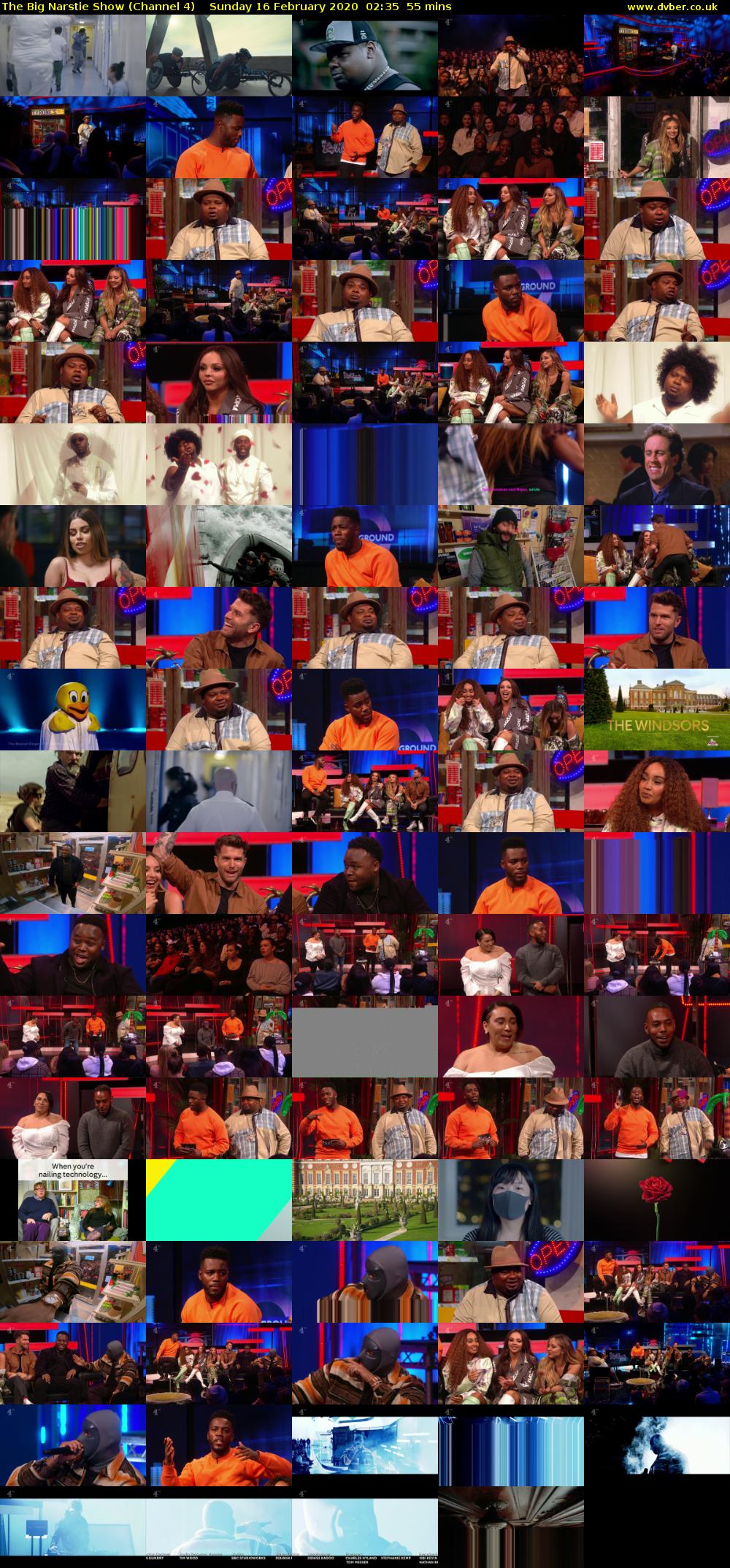 The Big Narstie Show (Channel 4) Sunday 16 February 2020 02:35 - 03:30