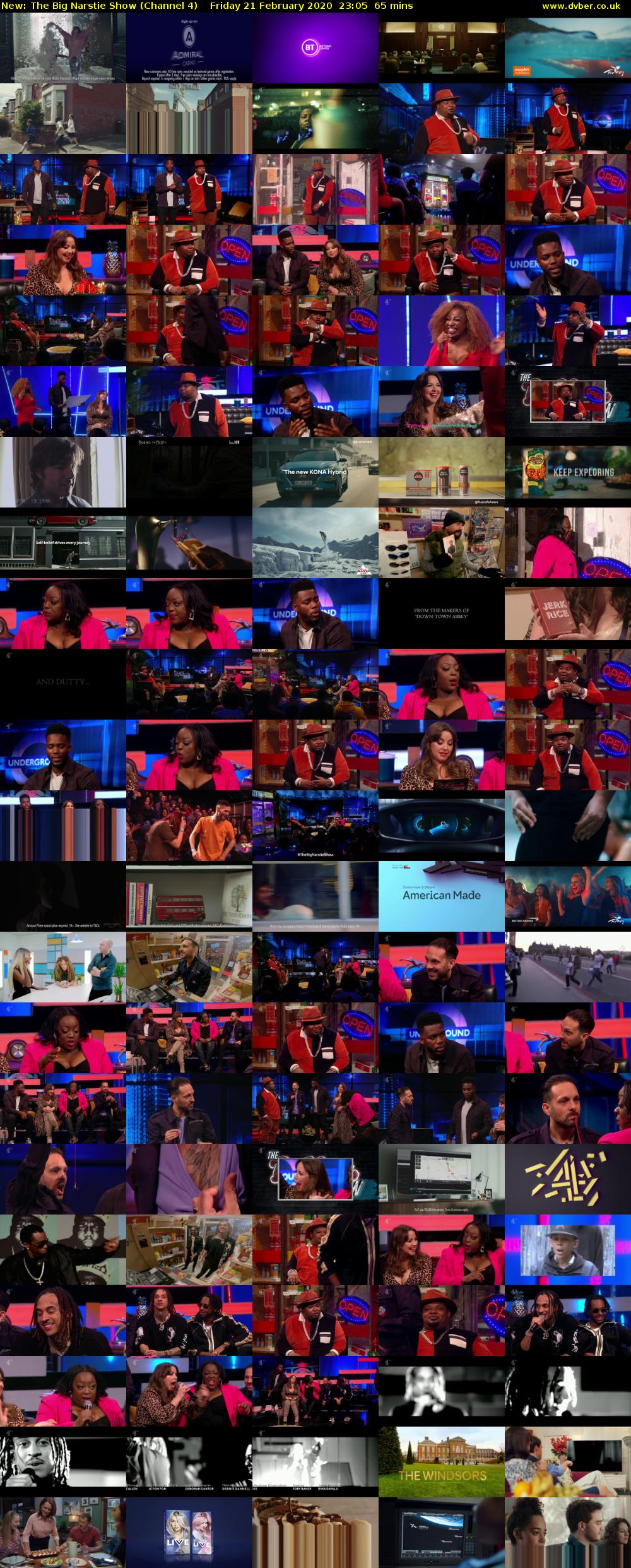 The Big Narstie Show (Channel 4) Friday 21 February 2020 23:05 - 00:10